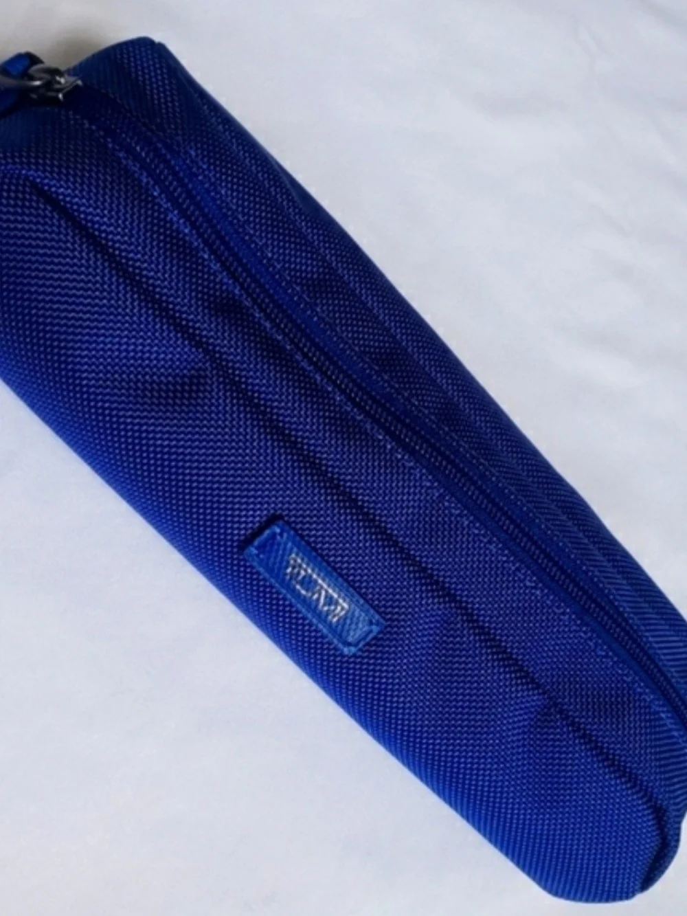 TUMI Blue Ballistic Nylon Travel Pouch | Toiletry Bag Tech Organizer